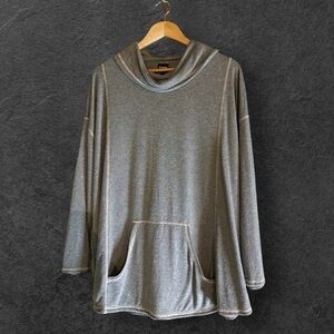 DB Sunday Gray Cowl Neck Sweater EUC